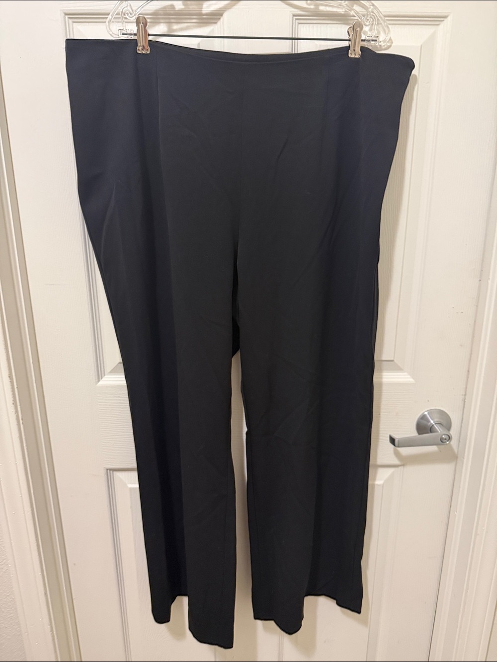 NIC+ZOE 18W Black Onyx Stretch Wide-Leg Pants. - Picture 1 of 8